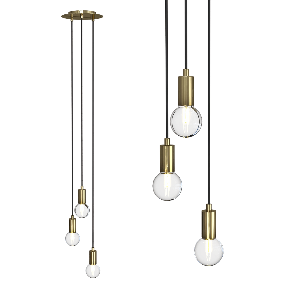 Markslojd – Pendant lamp Sky Brass 3D Model