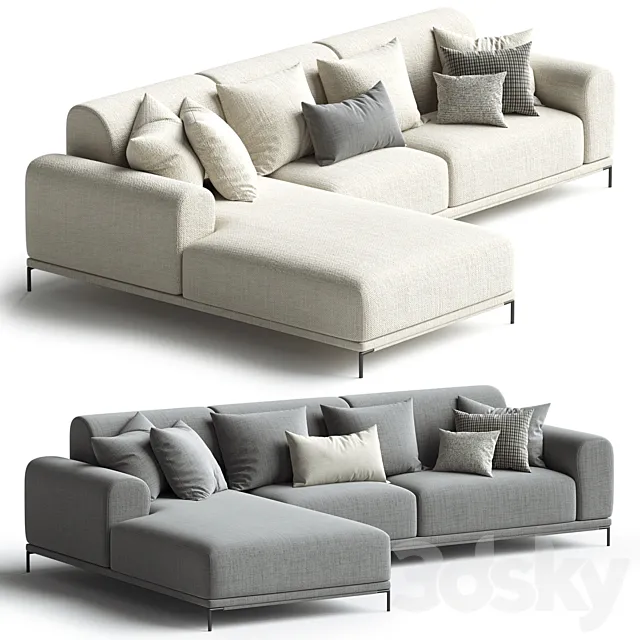 Marlet Corner Set Sofa 3D Model Marlet Corner Set Sofa 3D Model