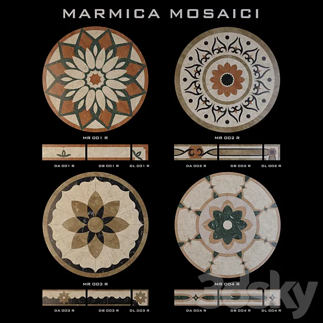 MARMICA MOSAICI 3D Model MARMICA MOSAICI 3D Model