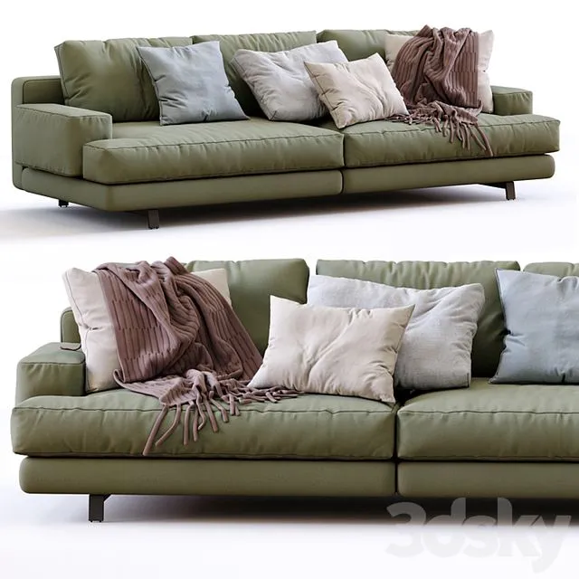 Marmont sofa 3D Model Marmont sofa 3D Model