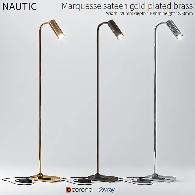 Marquesse sateen 3D Model Marquesse sateen 3D Model