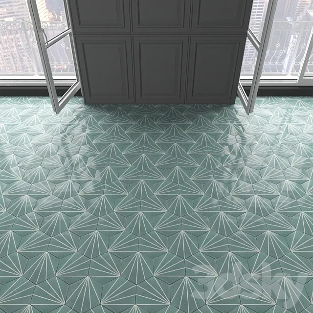 Marrakech Design tiles – Claesson Koivisto Rune 2-113 3D Model