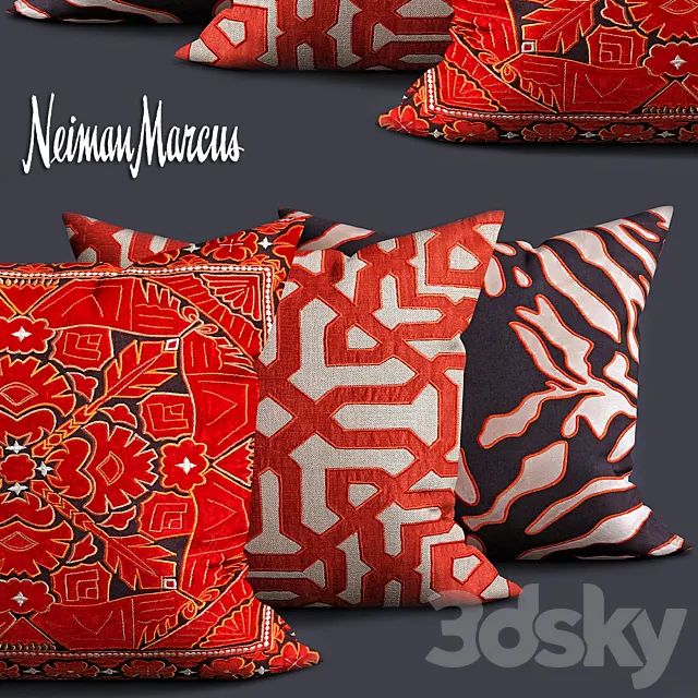 Marrakesh pillows 3D Model Marrakesh pillows 3D Model