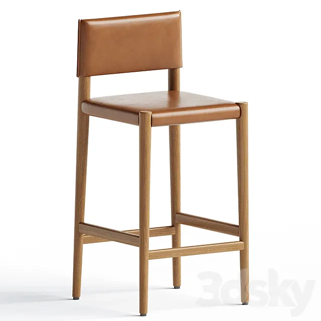 Marseille Counter and Bar Stool 3DModel