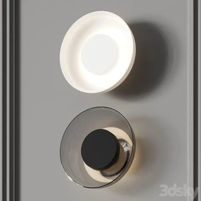 Marset Aura Plus Wall Lamps 3D Model