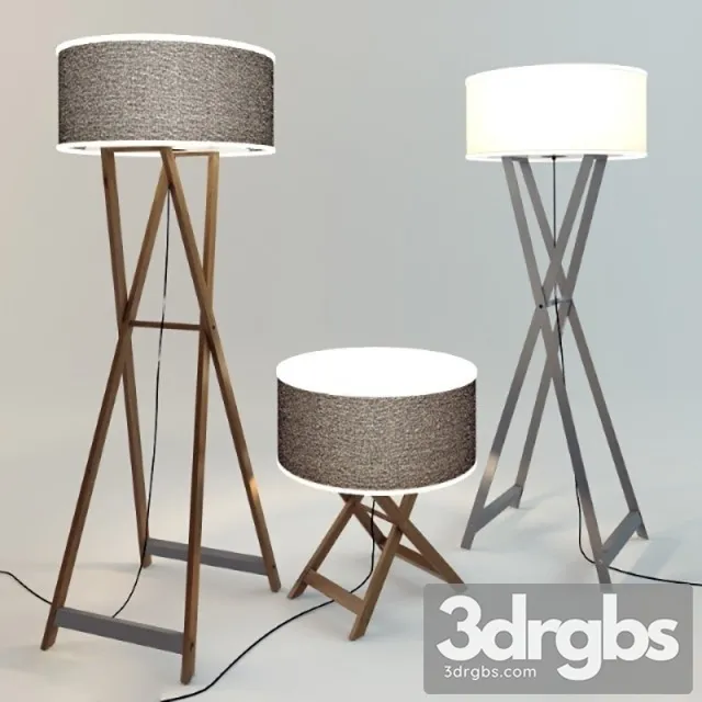 Marset Cala Floor Lamp 3D Model Download