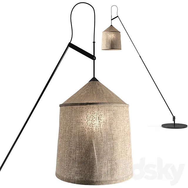 Marset Jaima P307 Outdoor Floor Lamp 3D Model Marset Jaima P307 Outdoor Floor Lamp 3D Model