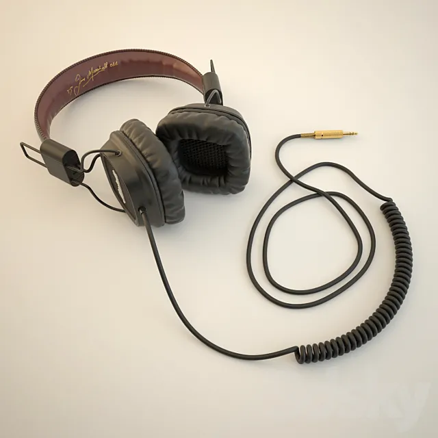 Marshall Major Headphones 3D Model