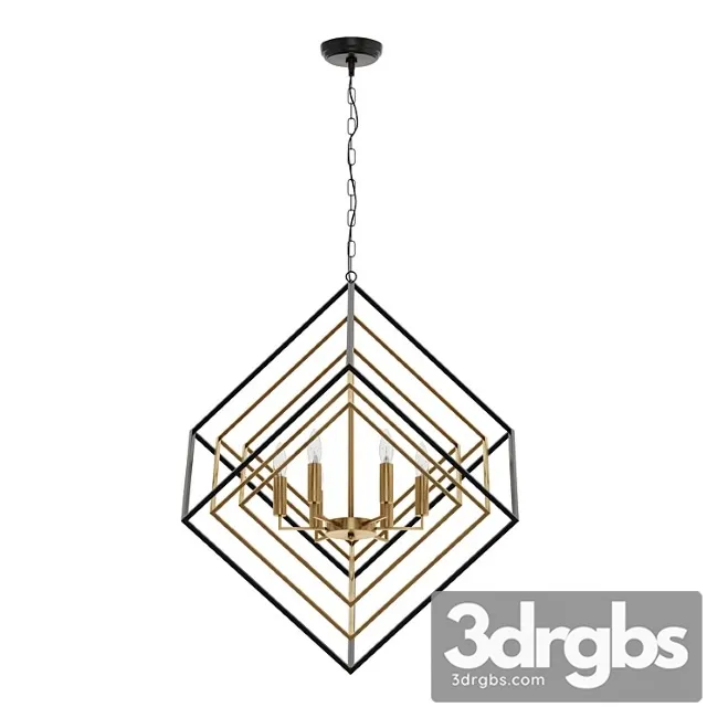 Marshallton dimmable geometric chandelier by brayden studio Marshallton dimmable geometric chandelier by brayden studio