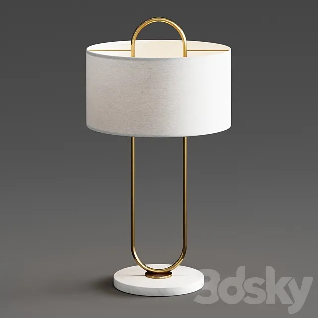 Marston table lamp 3D Model
