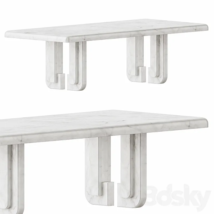 Marta 07 Dining Table by Martin Masse 3D Model Free Download