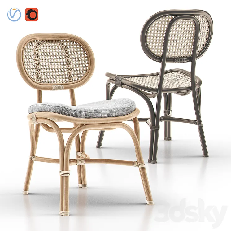 MARTE Bistro Chair 3D Model Free Download