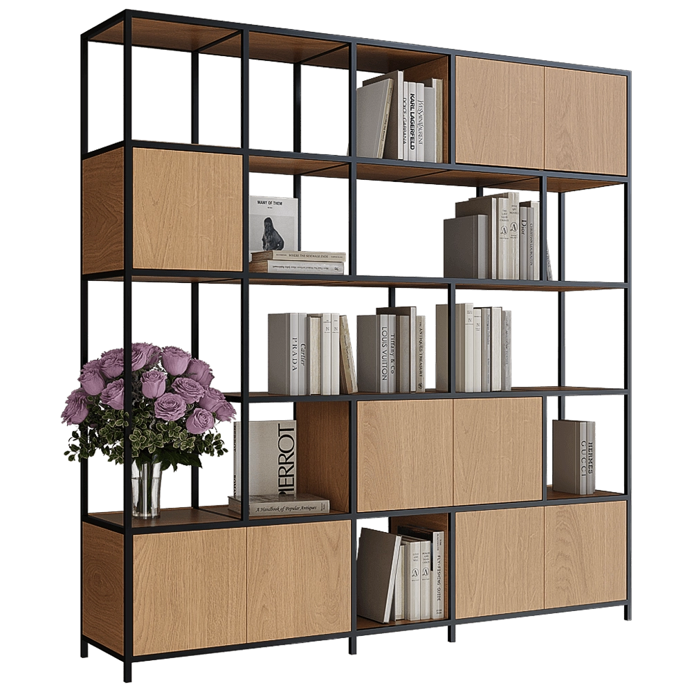 Martex – Bookshelf Biblos 3D Model Martex – Bookshelf Biblos 3D Model