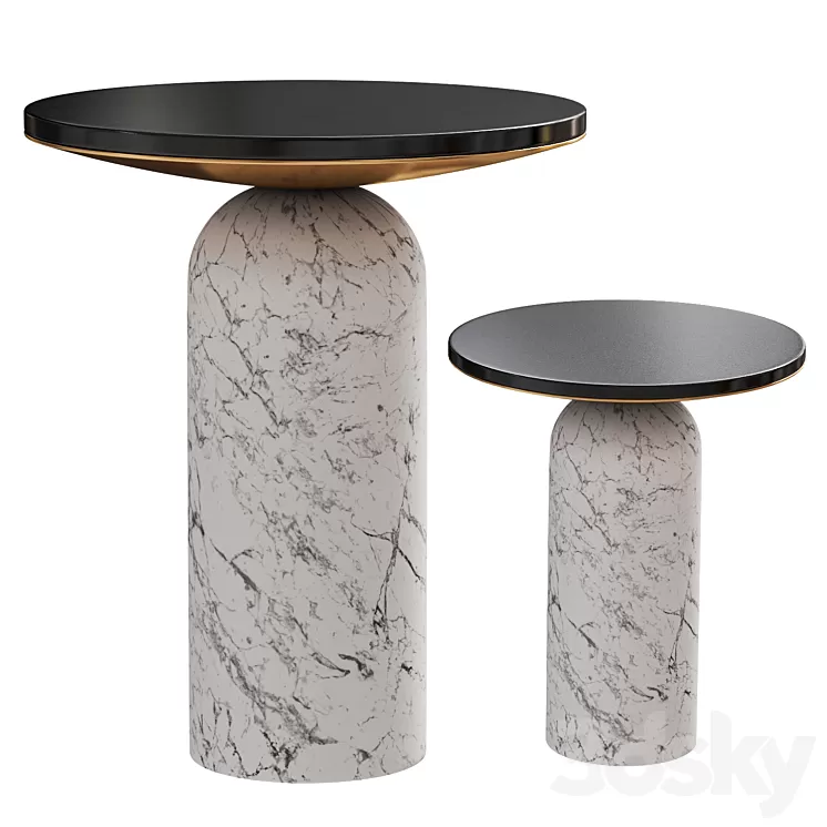 Martini Side Table 3D Model Free Download