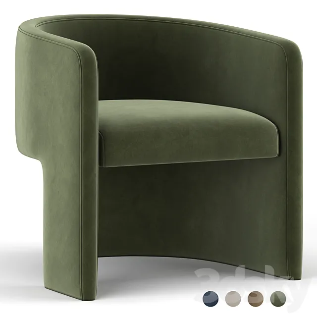 Martinique armchair 3D Model Martinique armchair 3D Model
