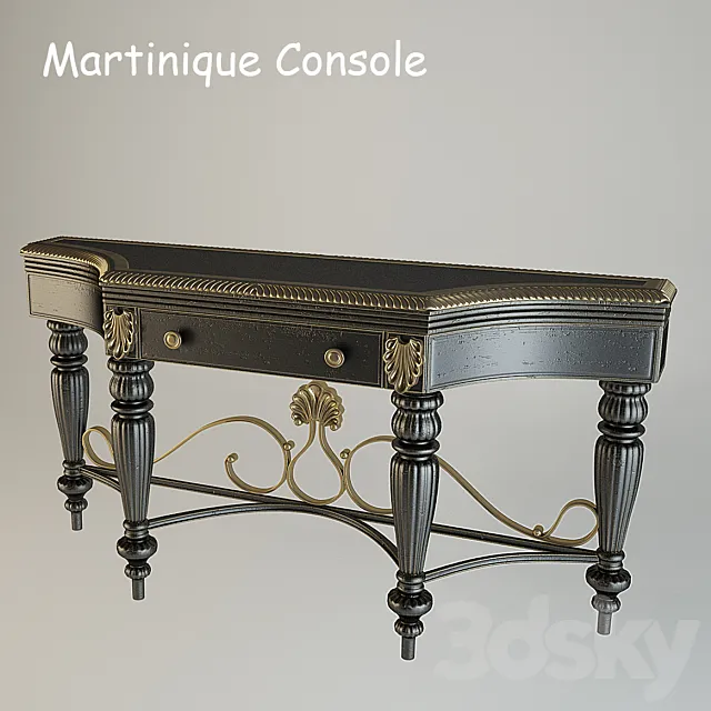Martinique Console MTQ06 3D Model