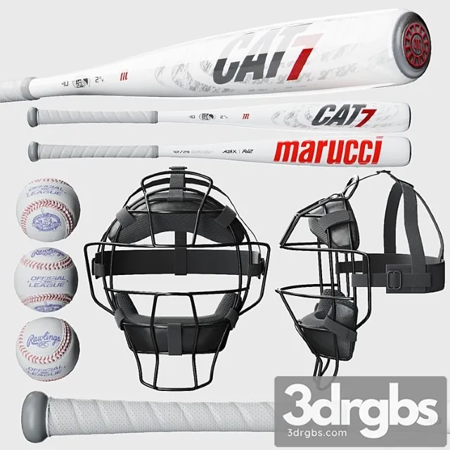 Marucci mcbc7 cat7 bbcor baseball bat 3D Model Download