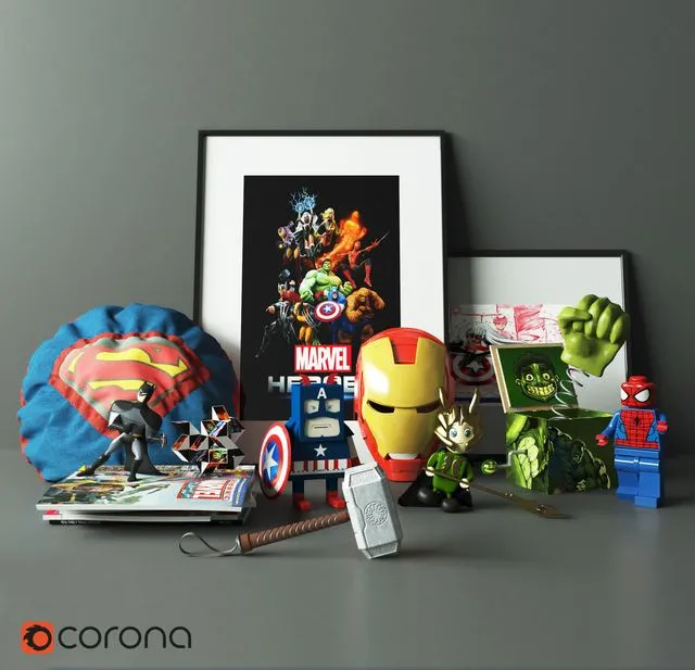 MARVEL-Heroes-1 3D Model MARVEL-Heroes-1 3D Model