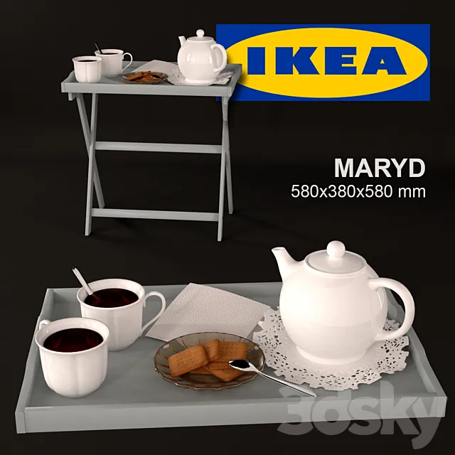 MARYUD _ MARYD Serving tables 3DModel