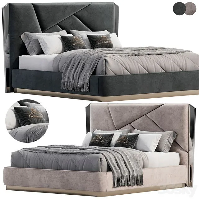 Mascari bed 3D Model Mascari bed 3D Model