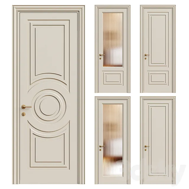 Mascot Volhovec door – Interior door 229 3D Model