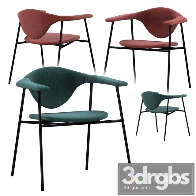 Masculo Chair Steel Base 3D Model Download Masculo Chair Steel Base 3D Model Download