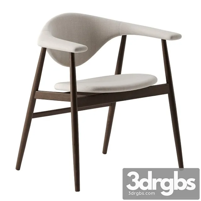 Masculo Dining Chair by Gubi 3D Model Download Masculo Dining Chair by Gubi 3D Model Download