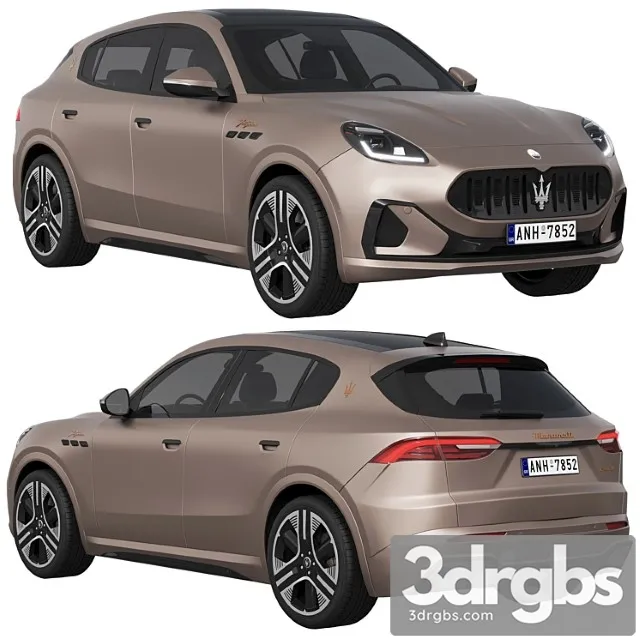 Maserati Grecale Folgore 3D Model Download