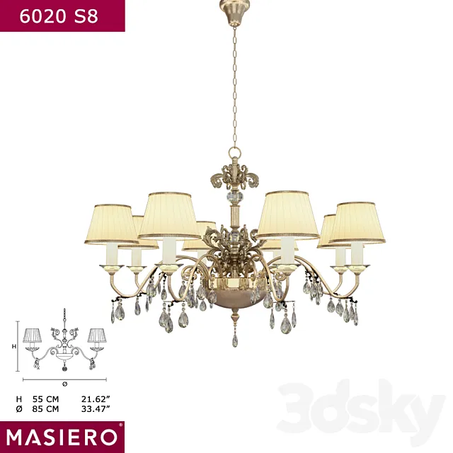 Masiero 6020 S8 3D Model Masiero 6020 S8 3D Model