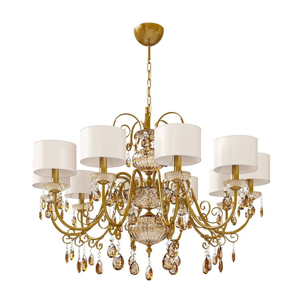 Masiero – Chandelier Antika 10 P16 3D Model