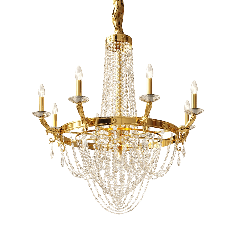 Masiero – Chandelier VE 805-8+4+1 3D Model