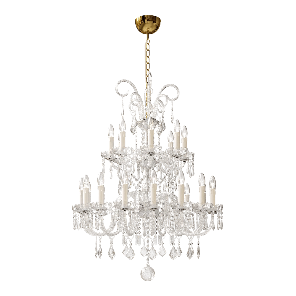 Masiero – Chandelier VE 874-16+8 3D Model