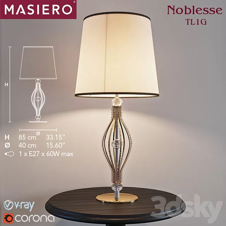 Masiero Noblesse TL1G 3D Model Masiero Noblesse TL1G 3D Model