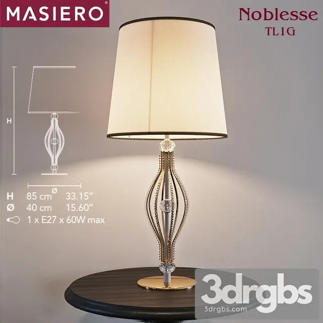 Masiero Noblesse TL1G Lamp 3D Model Download