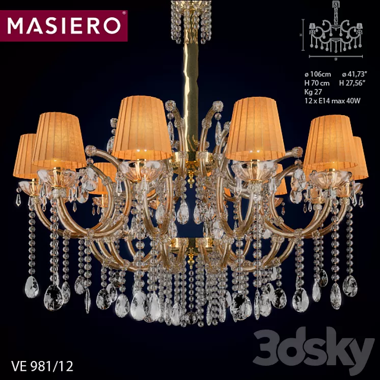 Masiero ottocento ve 981\/12 3D Model