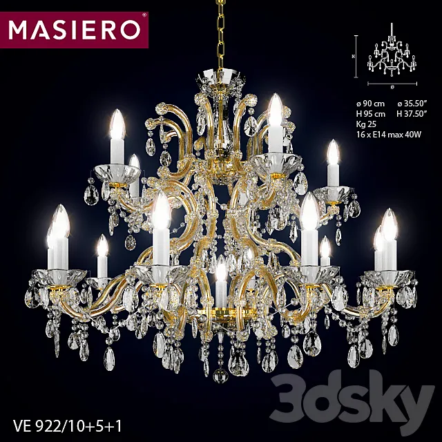 Masiero ve 922_10 + 5 + 1 3D Model Masiero ve 922_10 + 5 + 1 3D Model
