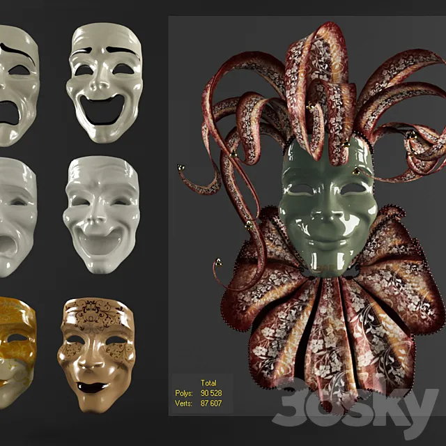 Mask 3D Model Mask 3D Model