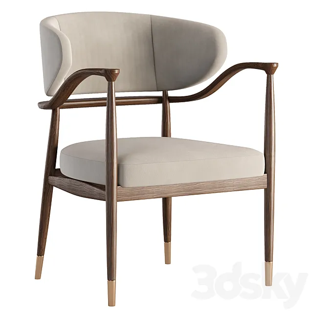 Mason dining chair 3D Model