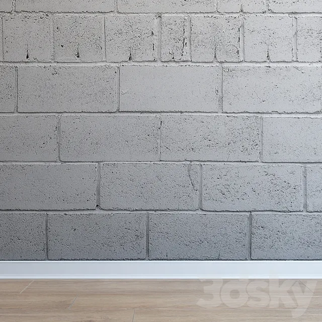 Masonry from blocks (Blocks_001) 3D Model