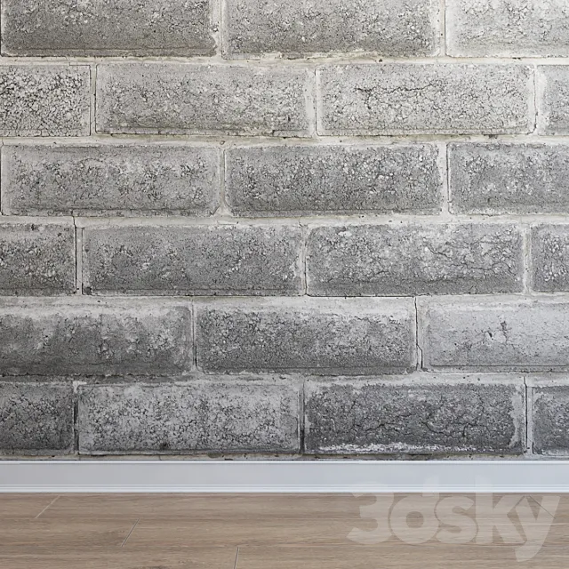 Masonry from blocks (Blocks_002) 3D Model