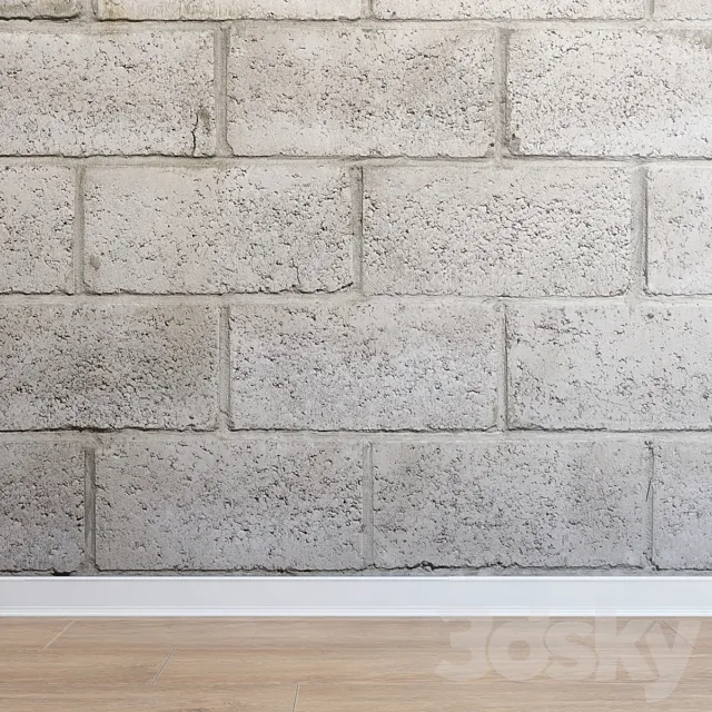 Masonry from blocks (Blocks_005) 3D Model