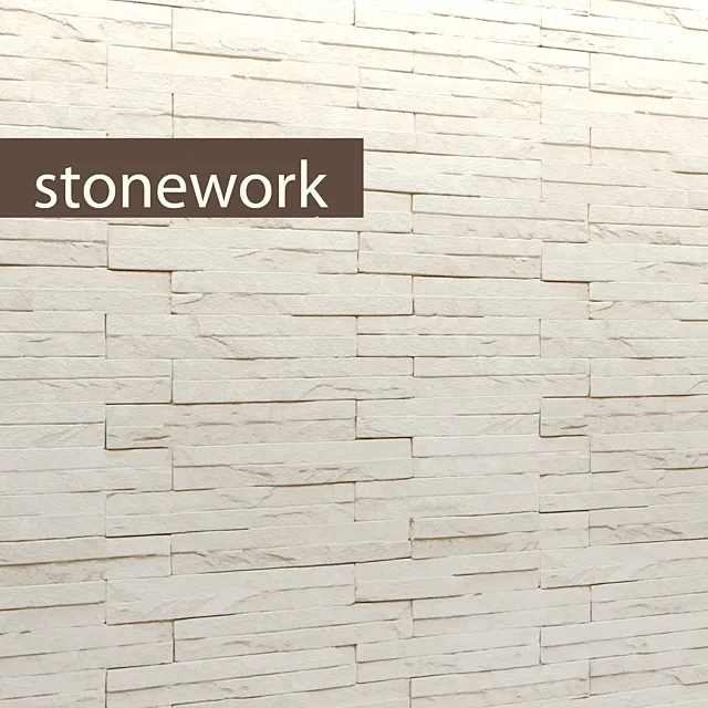 Masonry.Masonry. slate. stone. stone wall. wild stone. white. bleached 3DModel Masonry.Masonry. slate. stone. stone wall. wild stone. white. bleached 3DModel