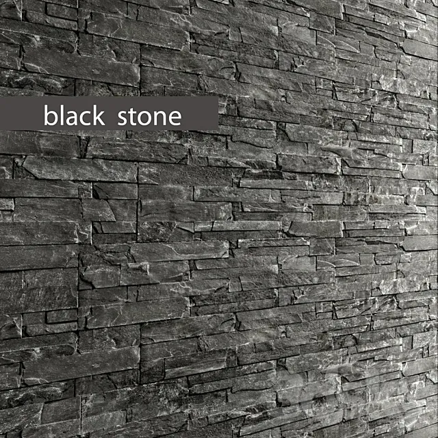Masonry.masonry. wall. wild stone. slate. black. loft 3DModel Masonry.masonry. wall. wild stone. slate. black. loft 3DModel