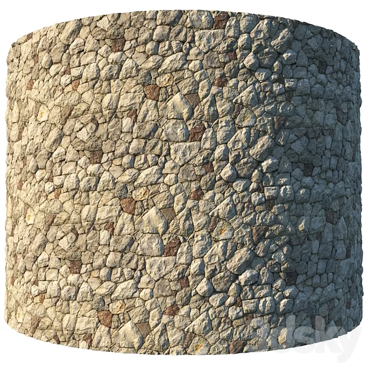 Masonry material 08 8k seamless PBR 3D Model Masonry material 08 8k seamless PBR 3D Model