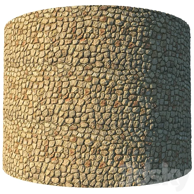 Masonry material 17 8k seamless PBR 3D Model
