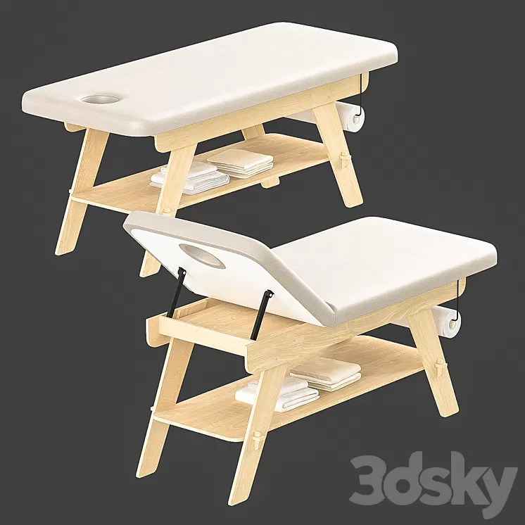 Massage couch 3D Model