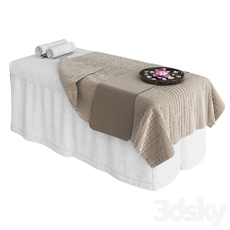 Massage table 3D Model Free Download