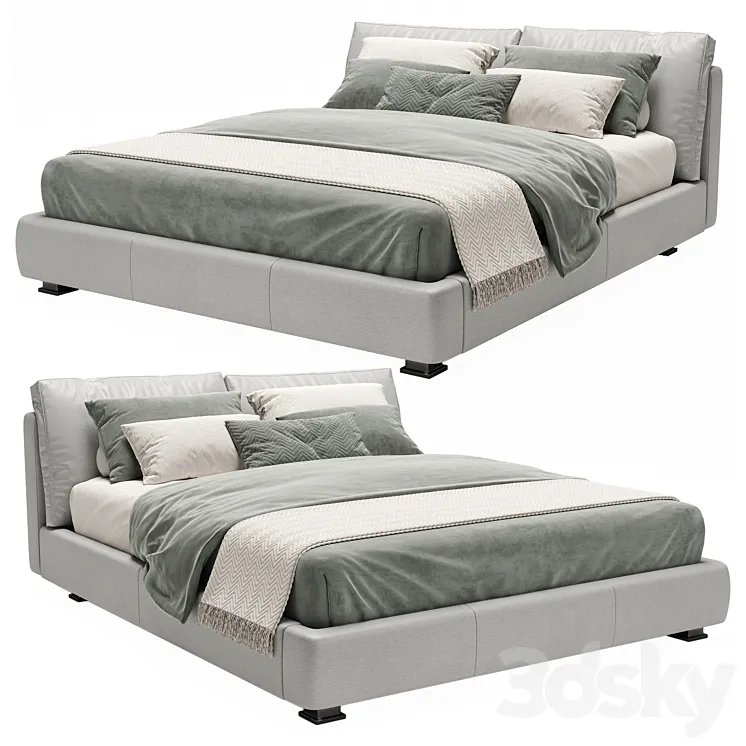 Massimosistema Bed 3D Model Free Download