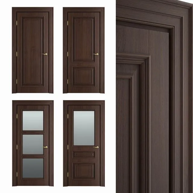 Massivstyle Interier CHOCOLATE Door 01 3D Model