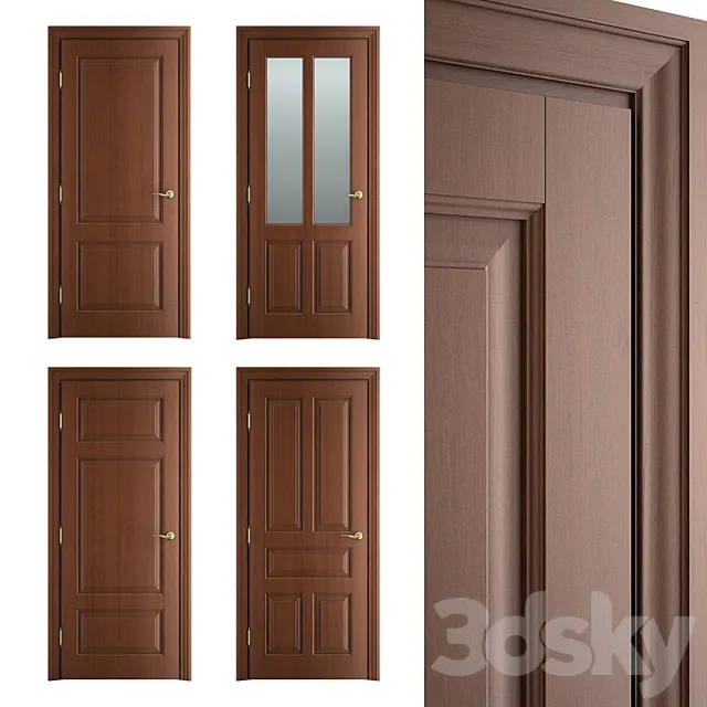 Massivstyle Interier Elegance Door 02 3DModel